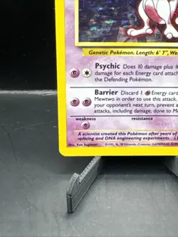 Pokemon TCG Mewtwo Base Set 10/102 Holo 1999-2000 Wizards Base Set Copyright... - Image 4