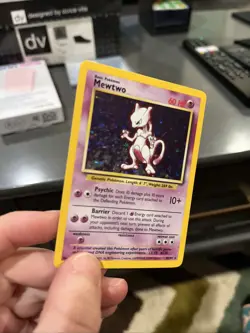 Pokemon TCG Mewtwo Base Set 10/102 Holo 1999-2000 Wizards Base Set Copyright... - Image 3