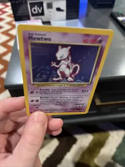 Pokemon TCG Mewtwo Base Set 10/102 Holo 1999-2000 Wizards Base Set Copyright... - Image 4