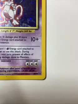 Pokemon TCG Mewtwo Base Set 10/102 Holo 1999-2000 Wizards Base Set Copyright... - Image 5