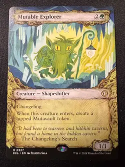 Mutable Explorer - Showcase R #0327 Non-Foil MTG Lorwyn Eclipsed M/NM, English - Image 1
