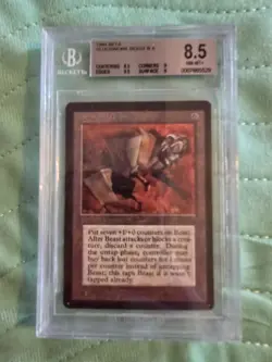 Clockwork Beast Limited Edition - Beta Edition Regular MTG Graded BGS 8.5 Magic - Image 1