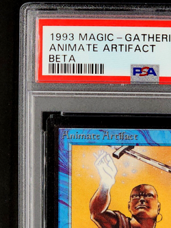 1993 MtG Magic the Gathering Limited Beta Animate Artifact PSA 8 Only 16 Higher - Image 5