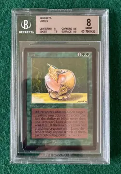 Lure - BETA - MTG - BGS 8. NM-MT. More Vintage MTG In My Store. - Image 1