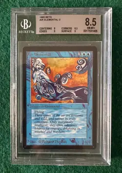 Air Elemental - BETA - MTG - BGS 8.5. NM-MT+. More Vintage MTG In My Store. - Image 1