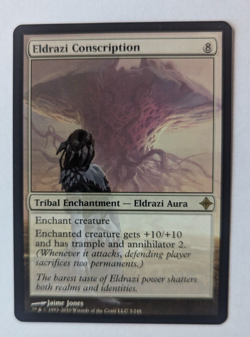 Magic Mtg Rise of the Eldrazi Eldrazi Conscription near mint - Image 1