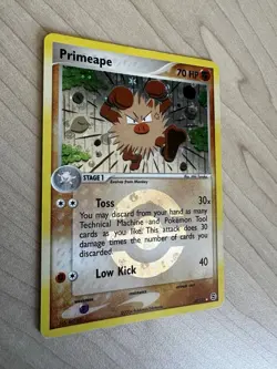 Primeape 28/112 Reverse Holo Rare Pokemon 2004 EX FireRed & LeafGreen - MP/LP - Image 2