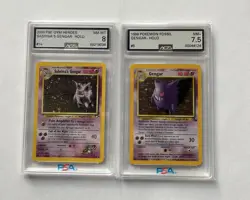 Pokemon Sabrina's Gengar Gym Heroes (AGS 8) + Gengar Fossil Holo (AGS 7.5) - Image 3
