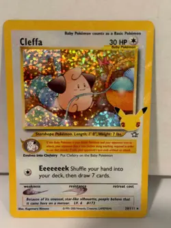 Cleffa 20/111 Celebrations 25th Anniversary Holo Classic Collection Pokemon NM - Image 1