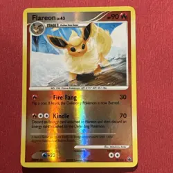 Flareon LV.43 Reverse HOLO Majestic Dawn Pokemon TCG 19/100 LP Raw Ungraded - Image 1