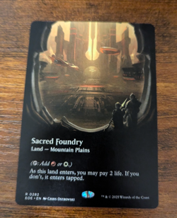 x1 Sacred Foundry EOE Edge of Eternities MTG 282 M/NM 1x - Image 1