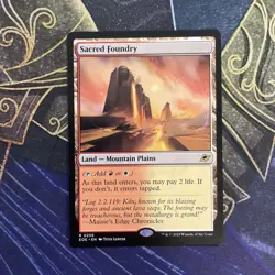 1x Sacred Foundry - Edge of Eternities - NM - MTG - Image 1