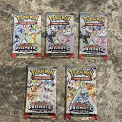 30x Pokemon Prismatic Evolutions Booster Pack Lot - 30 Factory Sealed Packs - Image 2