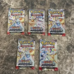30x Pokemon Prismatic Evolutions Booster Pack Lot - 30 Factory Sealed Packs - Image 4