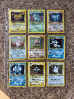 Vintage WOtC Pokemon TCG Holo Lot Of 9 Cards - Image 1