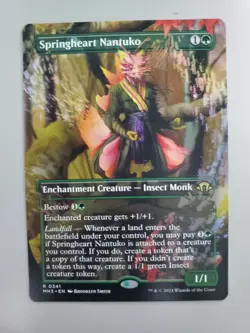 MTG Springheart Nantuko Modern Horizons 3 0341 Borderless Rare - Image 1