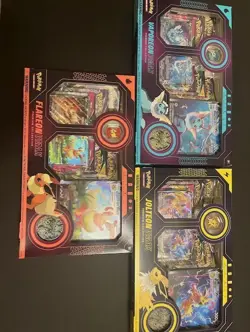 Pokemon TCG Eeveelution VMAX Premium Collection Set of 3 New Sealed - Image 1