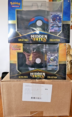 2019 Pokemon Hidden Fates Ultra Ball, Great Ball Collection Sealed + Factory Box - Image 1