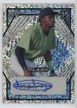 2021 Leaf Flash Platinum Blue /50 Angel Martinez #BA-AM1 Auto - Image 1