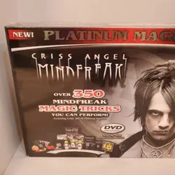 NIB Criss Angel Mindfreak Platinum Magic Kit DVD 350+ Tricks Secret Floating Dev - Image 2