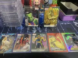 Marvel Platinum Topps Chrome Annual Skybox #’d Insert Angel Bishop Leader Cosmic - Image 1