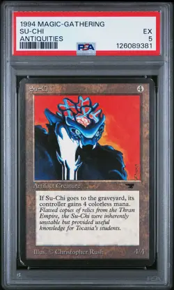 1994 MAGIC: THE GATHERING ANTIQUITIES SU-CHI PSA 5 - Image 1