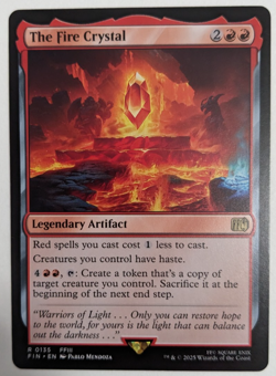 The Fire Crystal (0135) Final Fantasy FIN, Magic MtG, Regular - NM! - Image 1