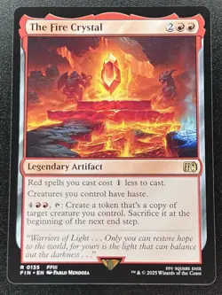 The Fire Crystal R 0135 FIN Regular MTG: Final Fantasy NM - Image 1