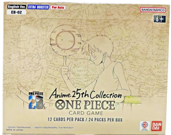 One Piece Card Game Extra Booster Anime 25th Collection Box ENGLISH EB02 SEALED - Image 1