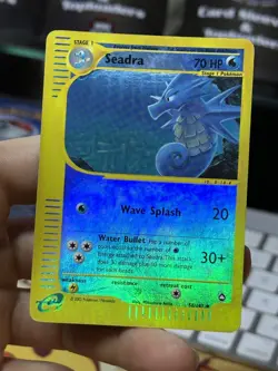 #2 Seadra 58/147 Aquapolis 2002 Reverse Holo E-Series Vintage Pokemon Card TCG - Image 3