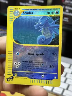 #2 Seadra 58/147 Aquapolis 2002 Reverse Holo E-Series Vintage Pokemon Card TCG - Image 4