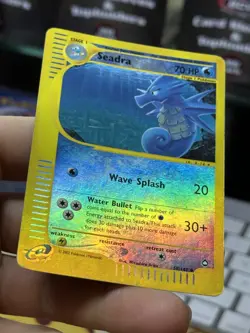 #2 Seadra 58/147 Aquapolis 2002 Reverse Holo E-Series Vintage Pokemon Card TCG - Image 5