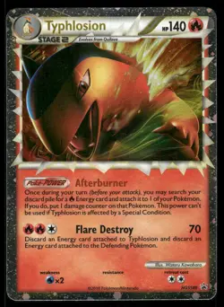 Pokemon Cards Typhlosion HGSS09 HGSS Black Star Promos Promo NM - Image 1