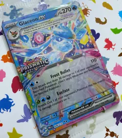 Glaceon EX 026/131 Prismatic Evolutions Stamped Promo Pokemon Card SEALED - Image 2