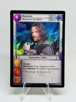 LOTR TCG Foil Aragorn Ranger Of The North Card 0P14 - Image 1