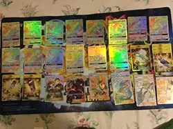 Pokemon 100+ Rainbow Rare Cards Binder Collection Includes 5 foils in Any Combin - Image 2