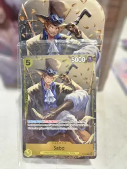 Sabo (Tin Pack Set Vol. 2) P-073 One Piece Promotion Cards Foil (*Sealed*) - Image 5