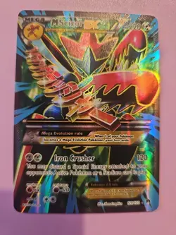 Pokemon XY Breakpoint M Mega Scizor EX Full Art Ultra Rare Holo Card 120/122 - Image 1