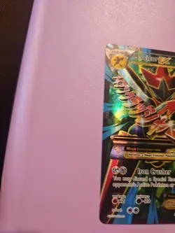 Pokemon XY Breakpoint M Mega Scizor EX Full Art Ultra Rare Holo Card 120/122 - Image 4