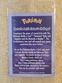 2003 Pokemon E Reader Gentleman Nils Sealed Card - Image 2