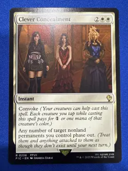 Clever Concealment NM Commander: Final Fantasy 0236 MTG Regular - Image 1