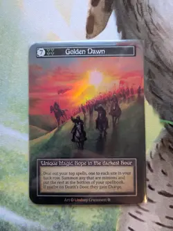 Golden Dawn Foil Unique Sorcery Contested Realm Gothic - Image 1