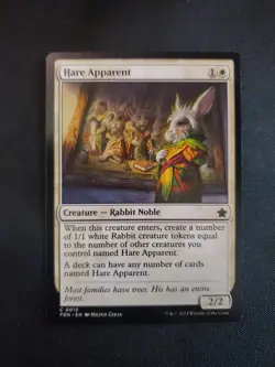 Hare Apparent FDN Foundations NM MTG Magic The Gathering Tcg - Image 1