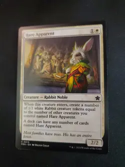 Hare Apparent FDN Foundations NM MTG Magic The Gathering Tcg - Image 3