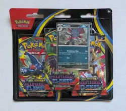 Pokemon TCG: Phantasmal Flames Weavile 3-Pack Blister Box Set - Image 1
