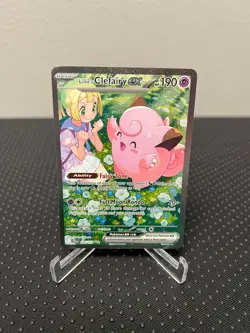 Pokemon Lillie's Clefairy ex 184/159 Journey Together Special Illustration Rare* - Image 1