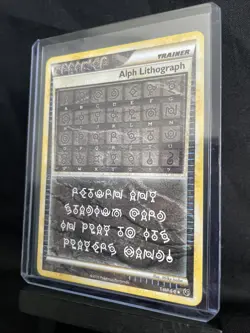 Pokemon TCG 2010 Alph Lithograph #Three Undaunted NM-LP - Image 5