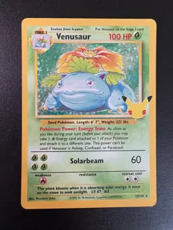 Pokemon TCG - Venusaur 15/102 Celebrations: Classic Collection Holo NM - Image 1