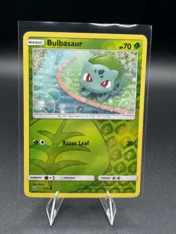 Pokemon Reverse Holo Bulbasaur Shining Legends 1/73 NM - Image 1