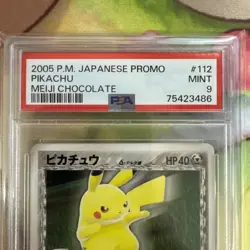 PSA 9 Pikachu 112/PCG-P Meiji Promo Delta Japanese Pokemon Rare POP 106 - Image 3